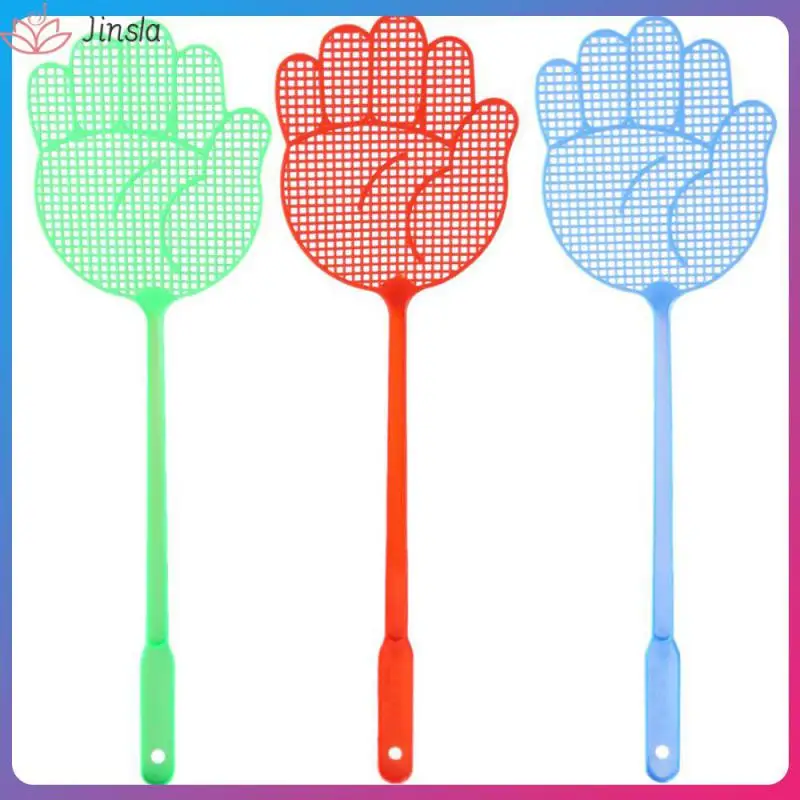 

Palm Shaped Fly Swatter Plastic Fly Swatters Mosquito Pest Control Insect Killer Home Kitchen Accessories Random Color