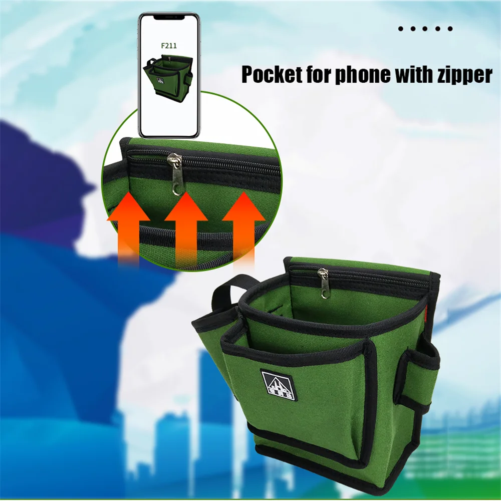 2023 Electric Drill Nailer Bag Tool Bag Tool Pouch Tool Belt Bag  Electrician Tools Work Bag Canvas Tool Bag Tool Organizer