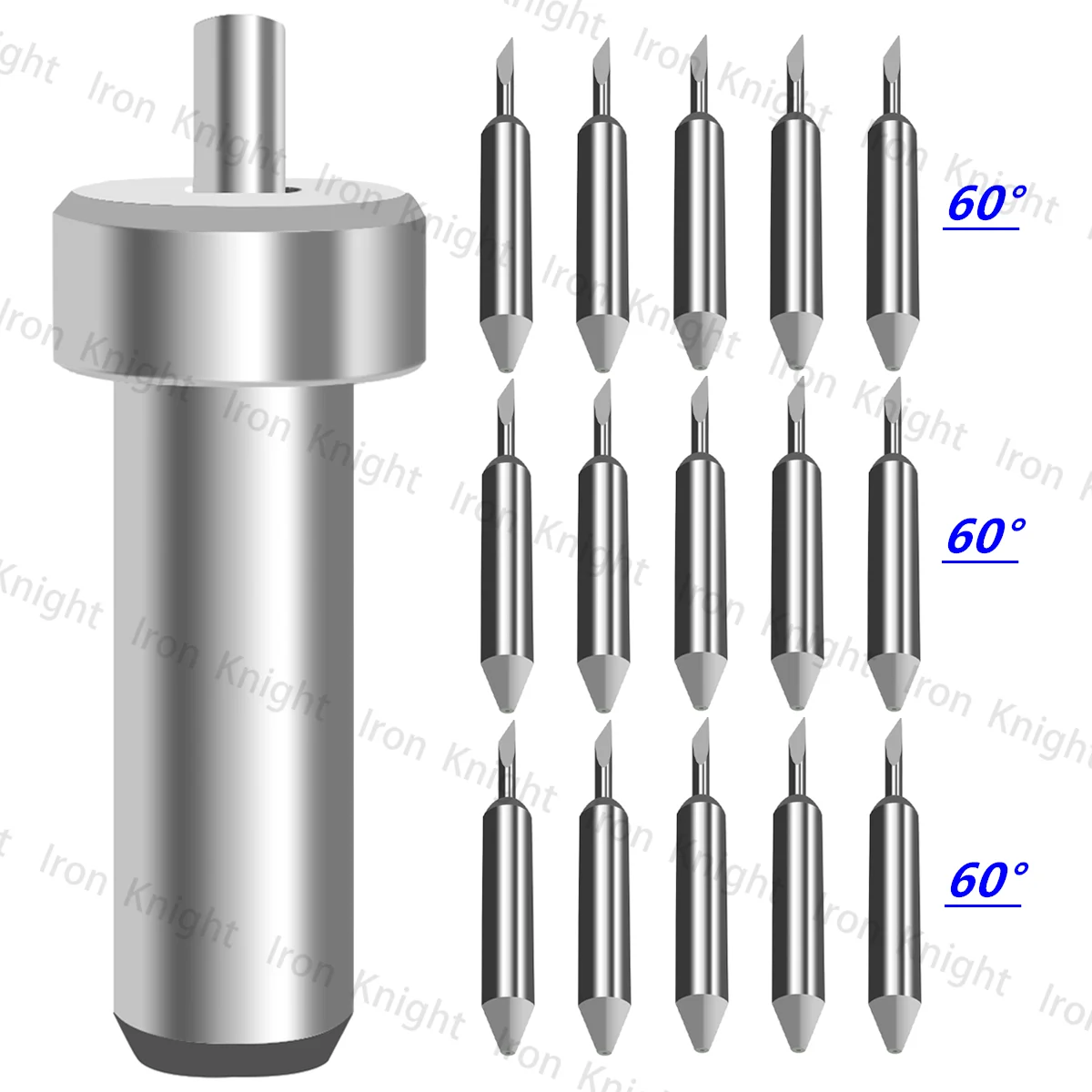 

Deepcut Deep Point 15pcs 60 Degree Cutter for Cricut Joy Blade + 1pc Tool Holder Smooth Cutting