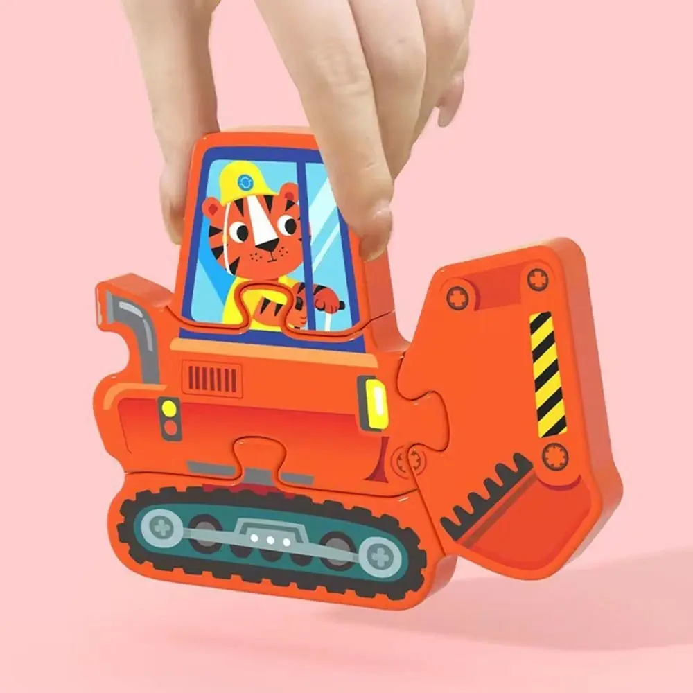 

Обучающие игрушки-пазлы с животными, подарок на игру, 3D головоломки для интеллектуальной игры, деревянная детская головоломка