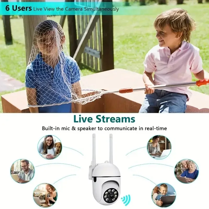 Yiiot  5G IP ī޶, 1080P HD   ī޶, Ǯ ÷ ߰ ð  ī޶, 4     ī޶