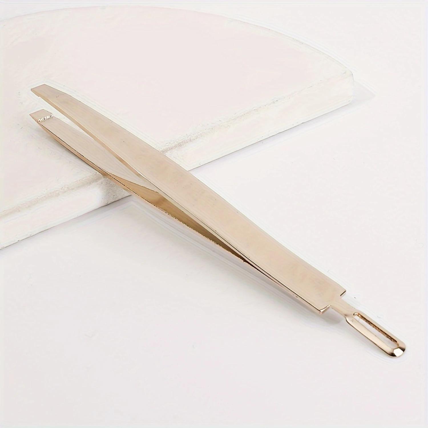 Stainless Steel Precision Tweezers-Dual-Ended, Slanted Tip For Eyebrows & Ingrown Hair Removal, Ideal For Men & Women Eyebrow