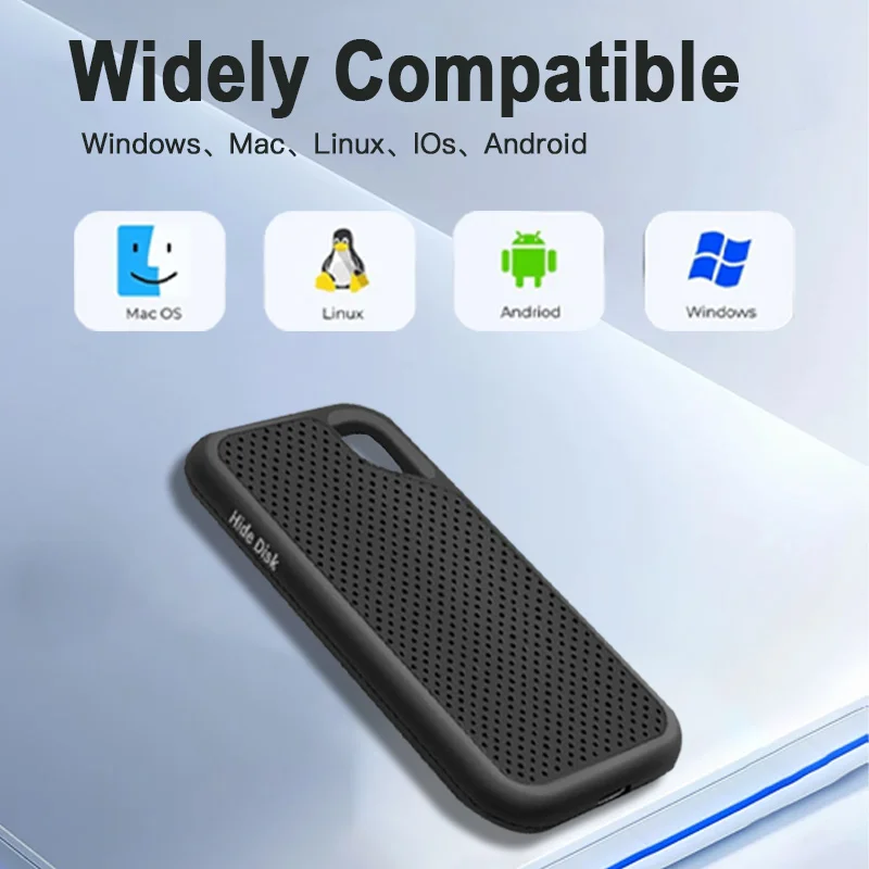 External Hard Drive E61 Portable SSD 1TB 2TB Type-C USB 3.1 for Laptop/Phones/mac