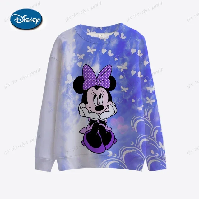 thumbnail image 1 of Sudadera de anime de Disney Mickey Mouse para hombre, moda de otoño, sudaderas para niños y niñas, sudaderas con estampado 3D de otoño Harajuku para mujer, 1 of 5