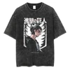 Harajuku Anime Attack On Titan Levi Ackerman Print Tee Men Women Comfortable T-shirts Casual Loose T Shirt Male Cotton Tshirt 4