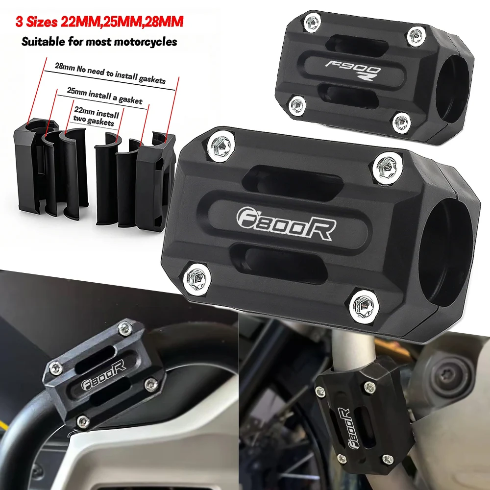 BMW F800R F900R F800 R F900 R 장식 블록 오토바이 프레임 크래시 바 범퍼 엔진 가드 보호 액세서리