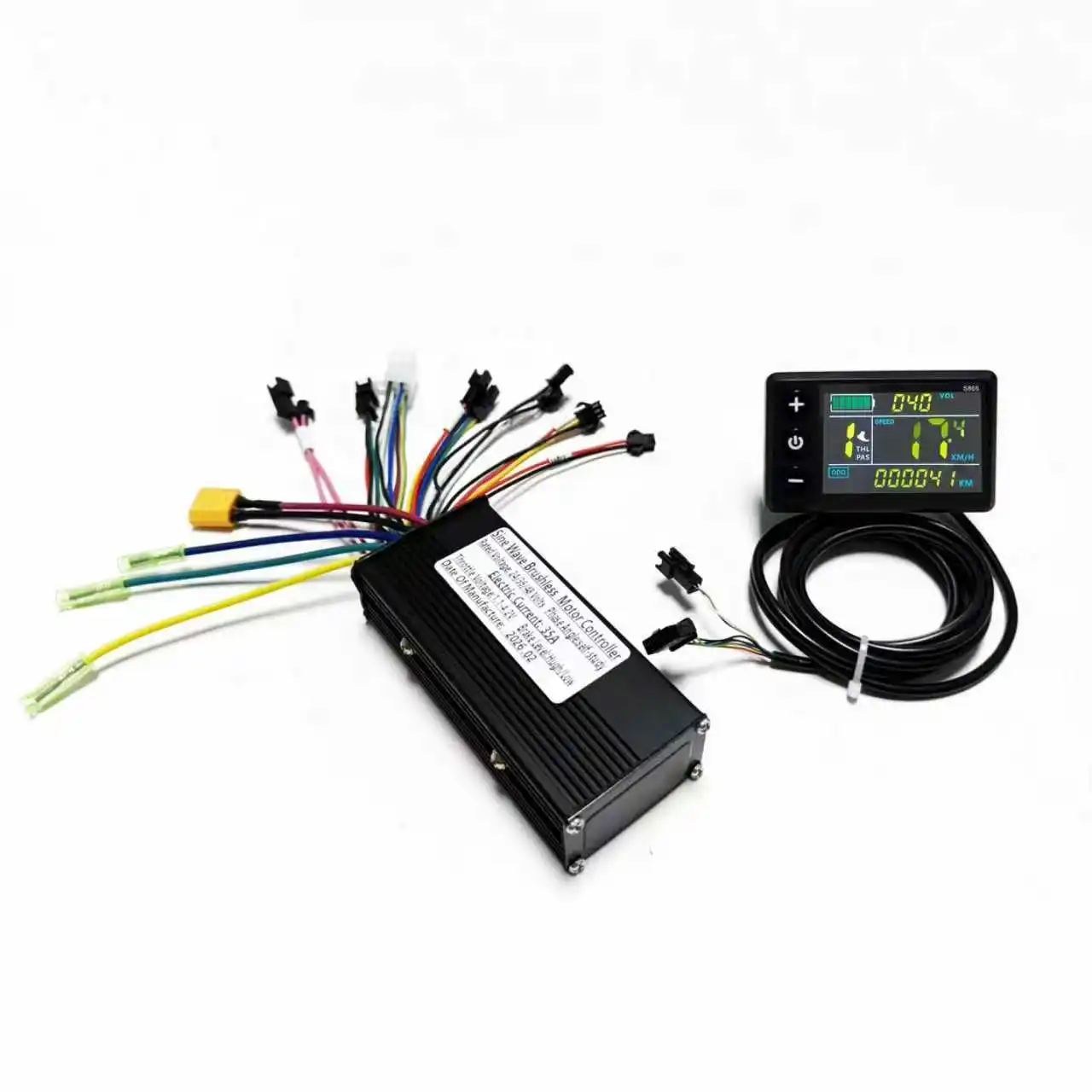 24V 36V 48V 750W-1000W 3-mode Brushless Motor 35A Sine Wave Controller 9mosfet W