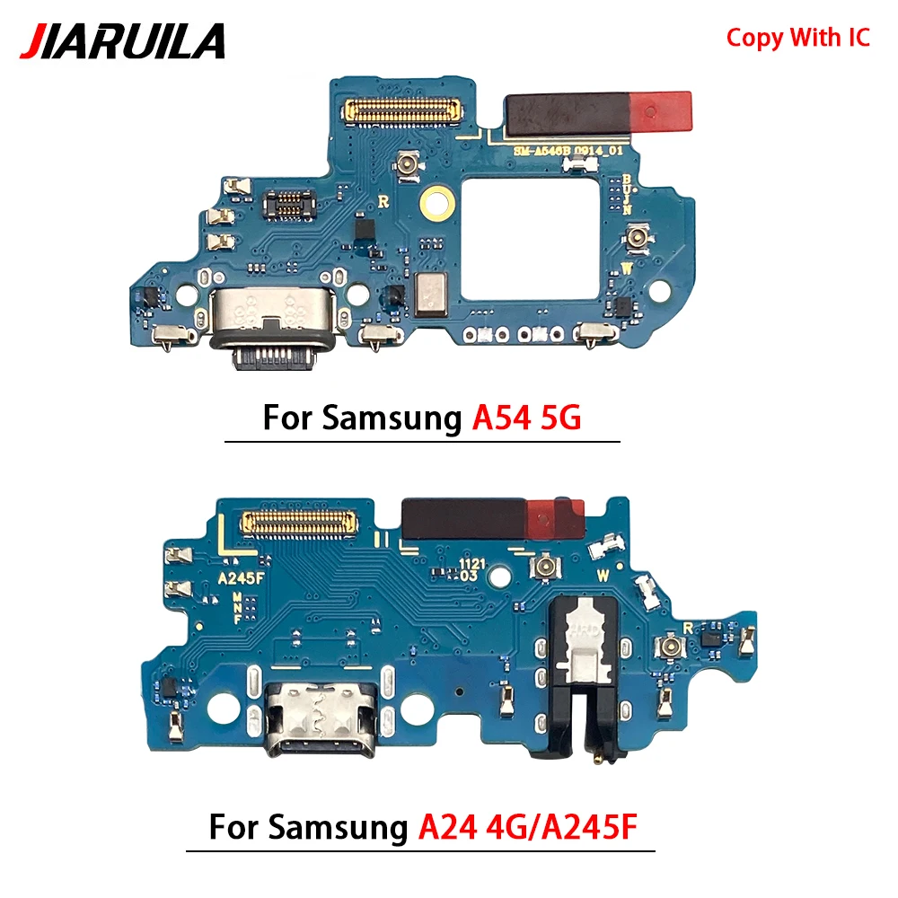 

5 PCS For Samsung A24 4G A245F A54 5G USB Charger Fast Charging Port Dock Connector Board Flex Cable Replacement