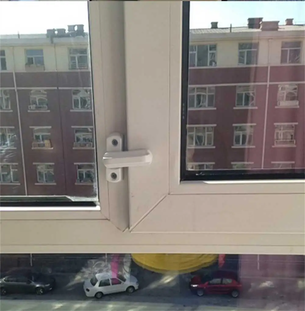 Description Picture 6 of itemPlastic+Stainless Steel+Zinc Alloy UPVC Child Safe Security Window Door Sash Lock Safety Lever Handle Sweep Dropship