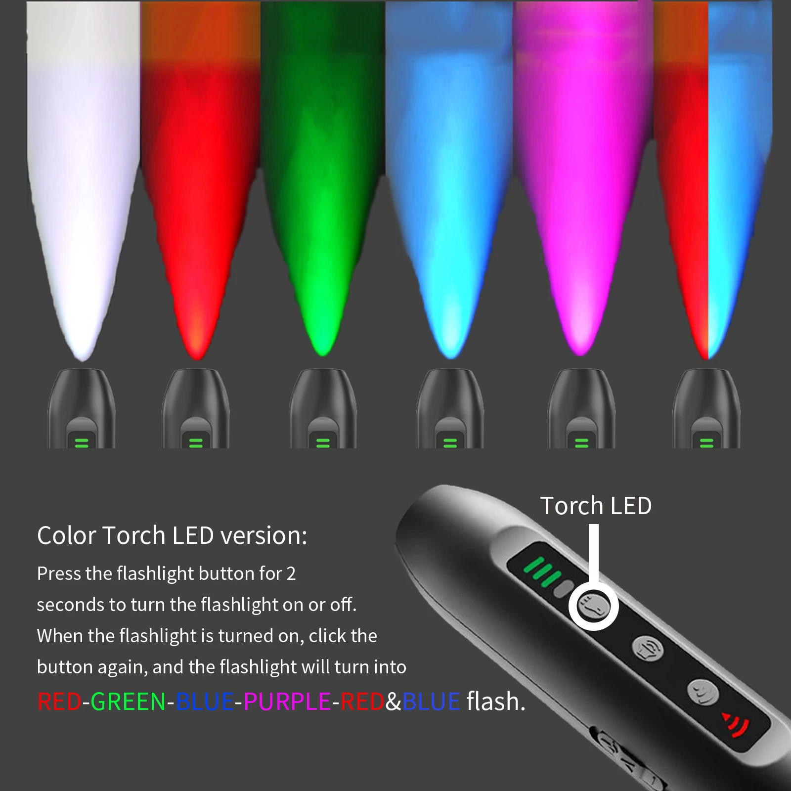 Ultrasonic Dog Repeller 3 Modes Chargeable Dog Drive Device with Intelligent High Brightness Flashlight Dog Training Device