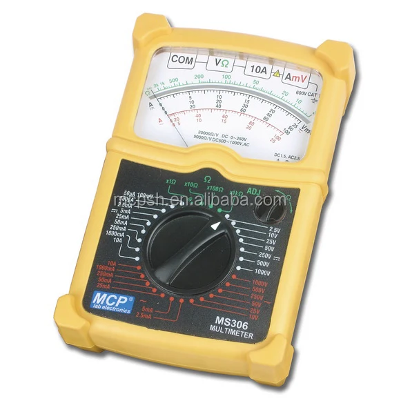 

MCP MS306 ANALOG MULTIMETER 1000V 10A RESISTANCE for school