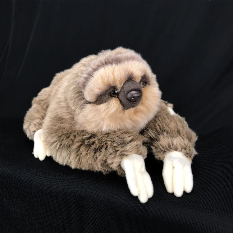 Cute Simulated Sloth Plush Dolls Parent-child Interaction Hand Puppet Toys Baby Soothing Bedtime Storytelling Prop Baby Gifts images - 6