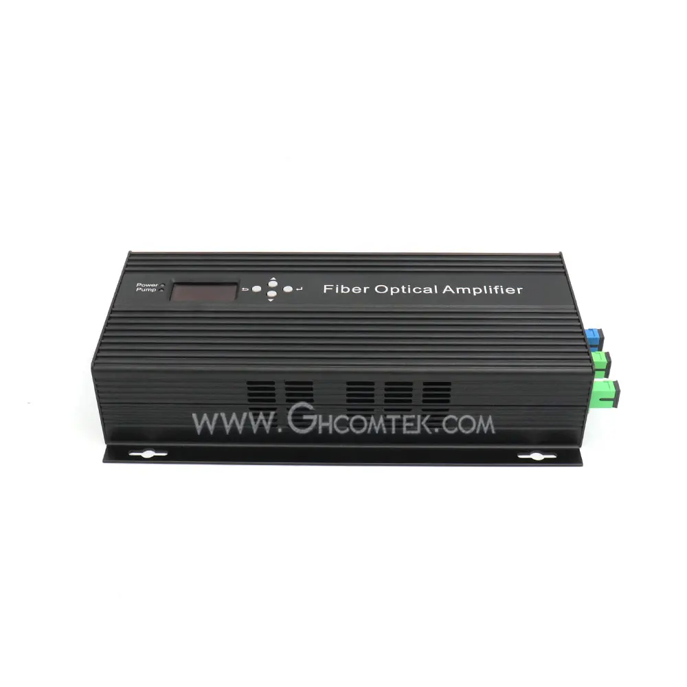 FTTH CATV 1550nm WDM EDFA Fiber Optical Amplifier 1x22dBm Power Out