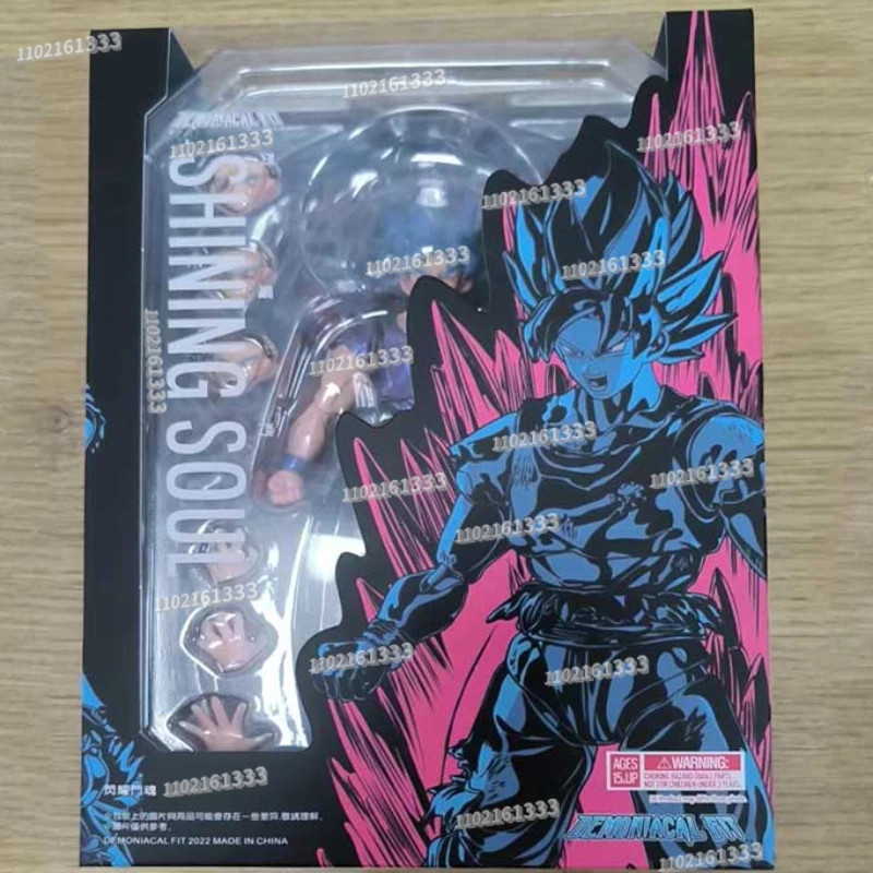 July Reissue DEMONIACAL FIT Dragon Ball SHF Shining Soul Super Blue King  Fist Goku Anime Action Figure Collection Model - AliExpress