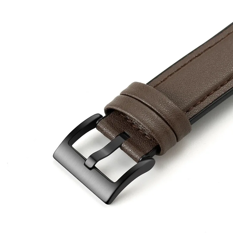 Premium Leather Smartwatch Band - Elegant Sports Strap Accessory