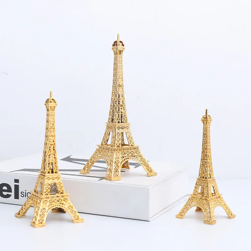  Art Cove 3 inch Silver Mini Eiffel Tower Figurine Statue  Replica Souvenir Statue 1 Piece : Home & Kitchen