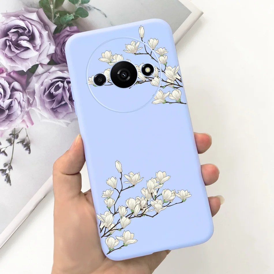 Fashion Moon Pattern Soft Silicone Protective Phone Case Back Cover