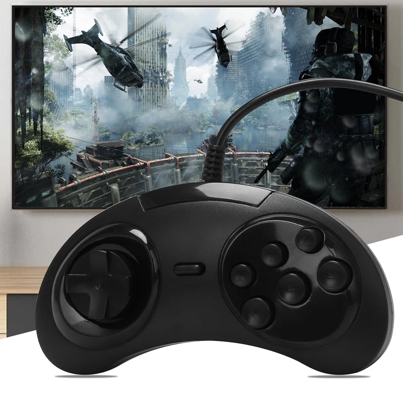  е  6 Ű Usb  Ʈѷ е, Sega Genesis / Md Pc / 2 Y1301 / Mac ް ̺  öƽ