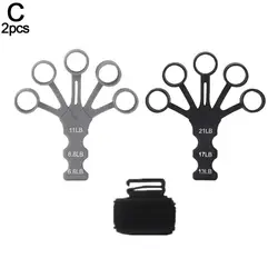 Silicone Adjustable Hand Grip Strength Trainer for Finger and Forearm Rehabilitation (C)