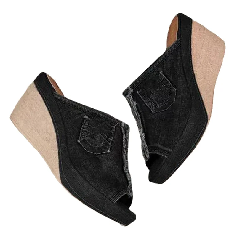 Lady Slope Sandals Women Platform Sandals Summer Female Fish Mouth Platform High Heels Wedge Shoes platform high heels sandals platform sandals women high heels