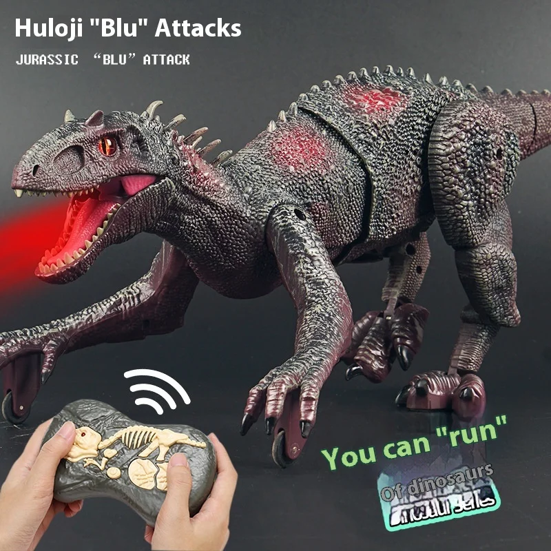 Simulated Tyrannosaurus Rex Remote Control Electric Dinosaur Jurassic Running Interactive Boy Holiday Toy Big Spiny Back Dragon 5