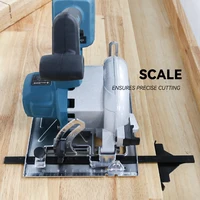 Scie circulaire ALLSOME 18V Li-Ion pour le bois, scies circulaires sans fil de 125 mm, moteur sans balais 4