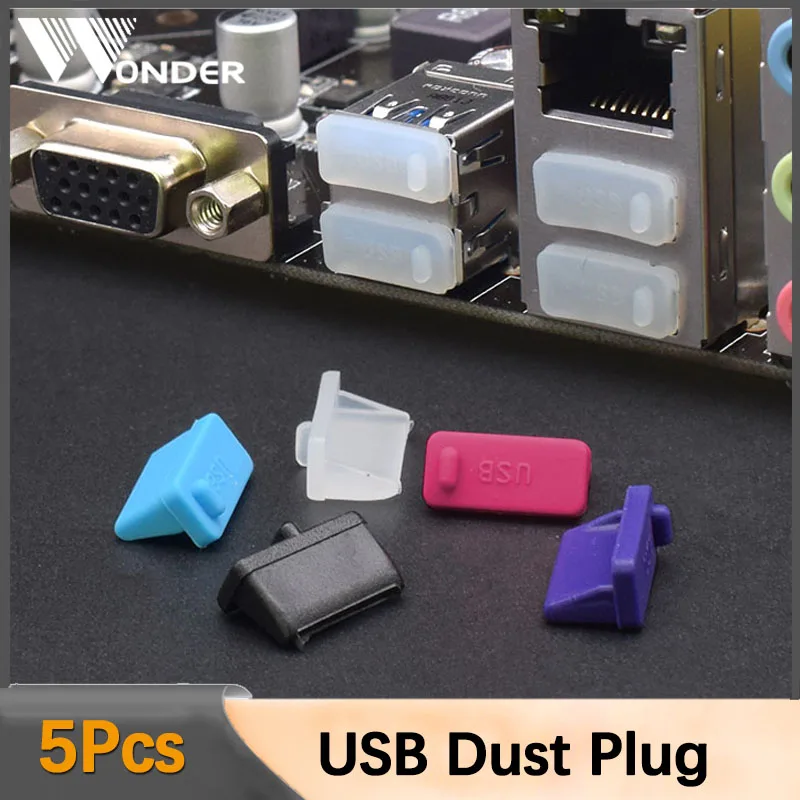 

USB Dust Plug Charger Port Silicone Cover Cap Female Jack Interface Universal Dustproof Protector Tablet PC Notebook Laptop