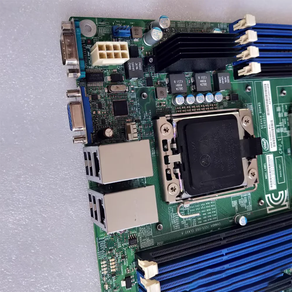 듀얼 포트 LGA1356 지원 E5 2403 7 서버 마더보드 S2400SC2