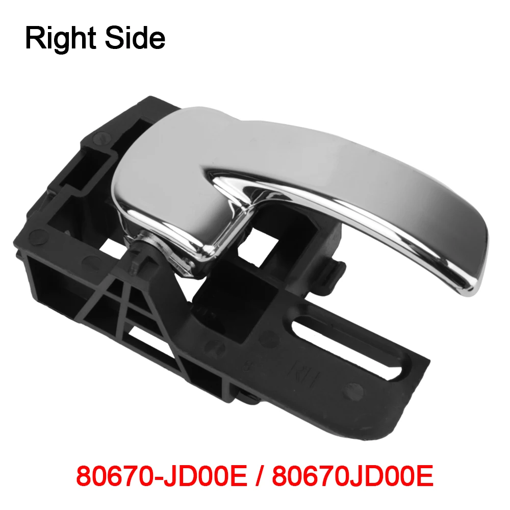 For Nissan Qashqai J10 2007 2008 2009 2010 2011 2012 2013  80670JD00E 80671JD00E Car Inner Handle 2 pcs Interior Door Handles 2