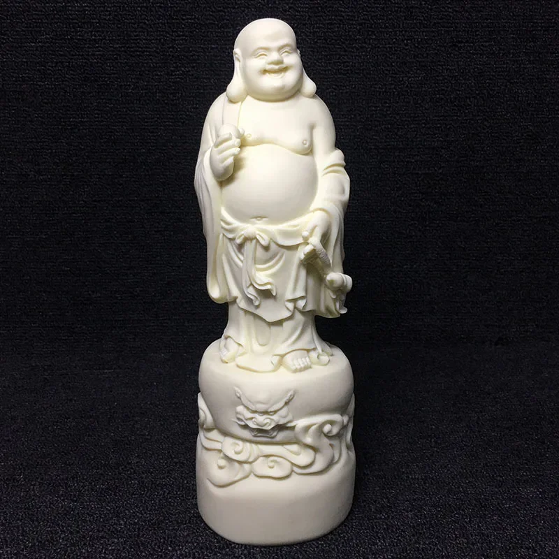 

Chinese style statue of laughing Buddha Handmade Modern art sculpture home living room bedroom lucky decoration statue