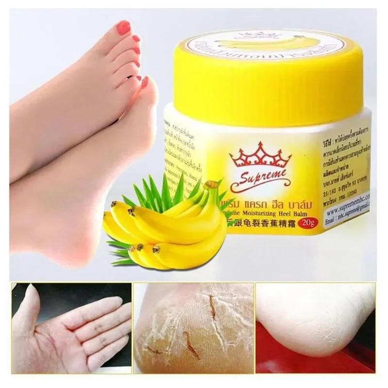 1pcs Thailand Banana Oil Blossoms Grass Repair Anti Dry Frozen Moisturizer Ointment Anti-cracking Cream Foot Hand Heel Skin Care