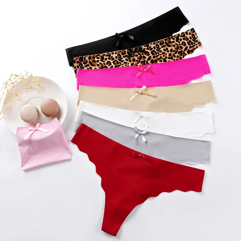 

Seamless Women Underwear Thongs No Show Ladies Thong No Line Breathable Comfortable Panties Undies for Women