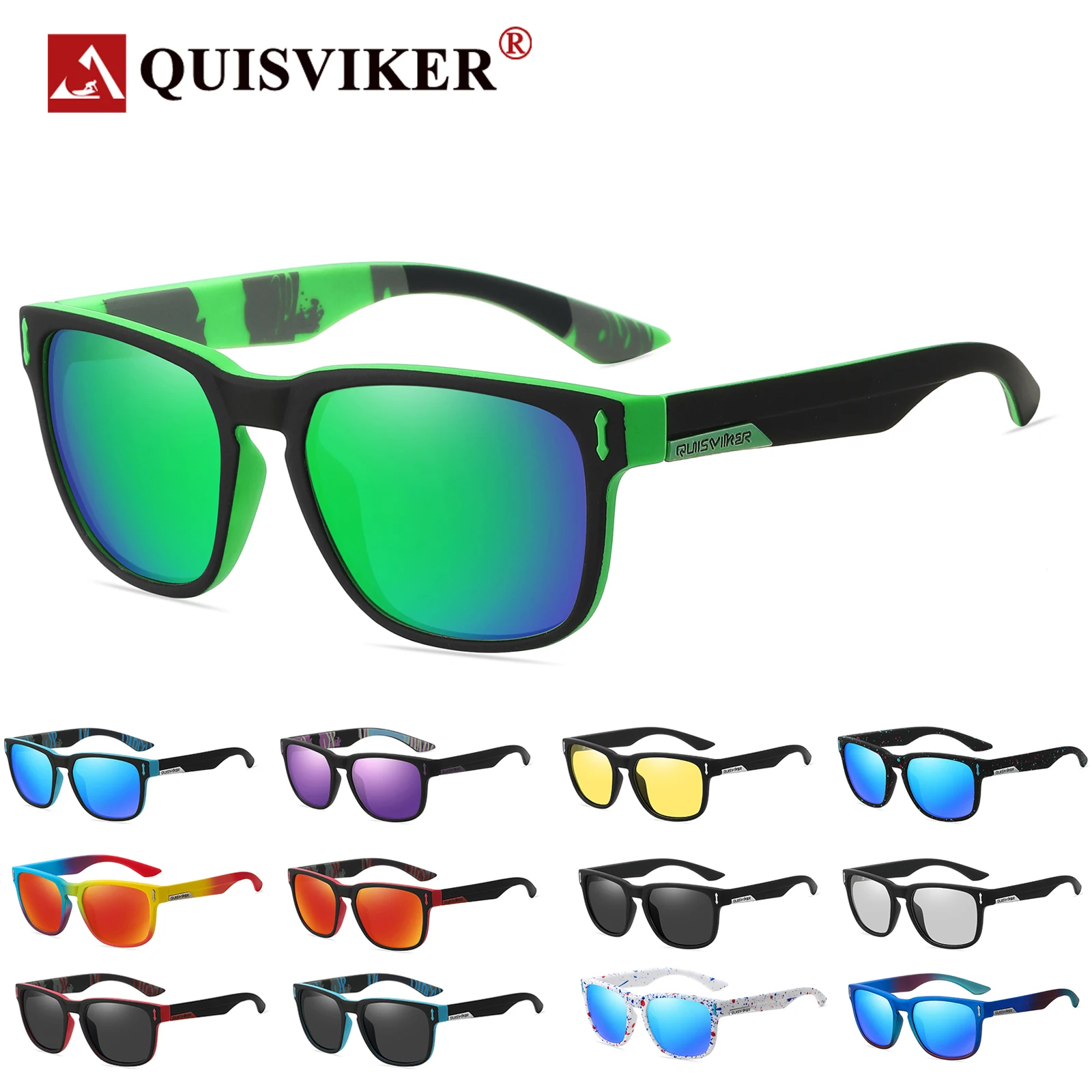 QUISVIKER Brand New Polarized Sunglasses Men Women Fishing Glasses Sun