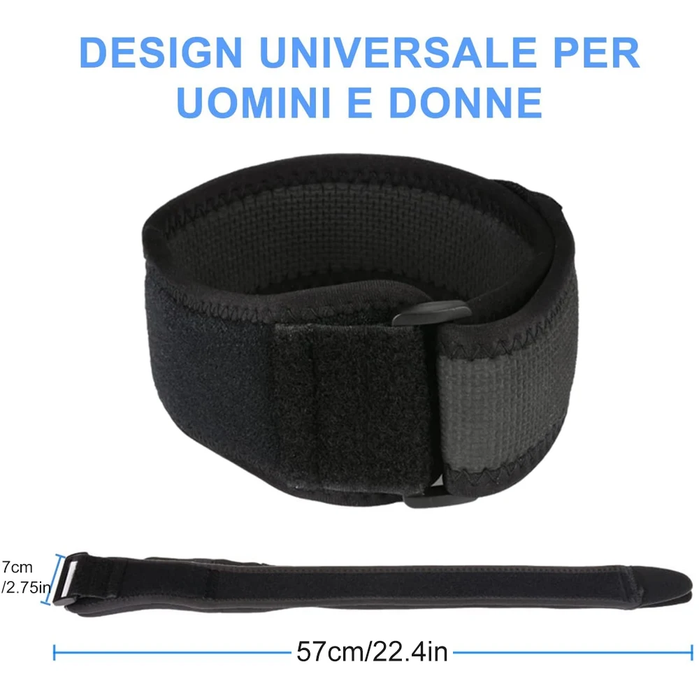 1Pcs IT Band Strap knee support knee wraps Adjustable Iliotibial Knee Thigh Hip & ITB Syndrome Compression Wrap Support Breathable Patellar Tendonitis