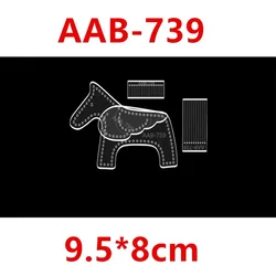 Handcrafted Leather Crafting Tool with Acrylic Sewing Template (1Set AAB - 739 Acrylic)