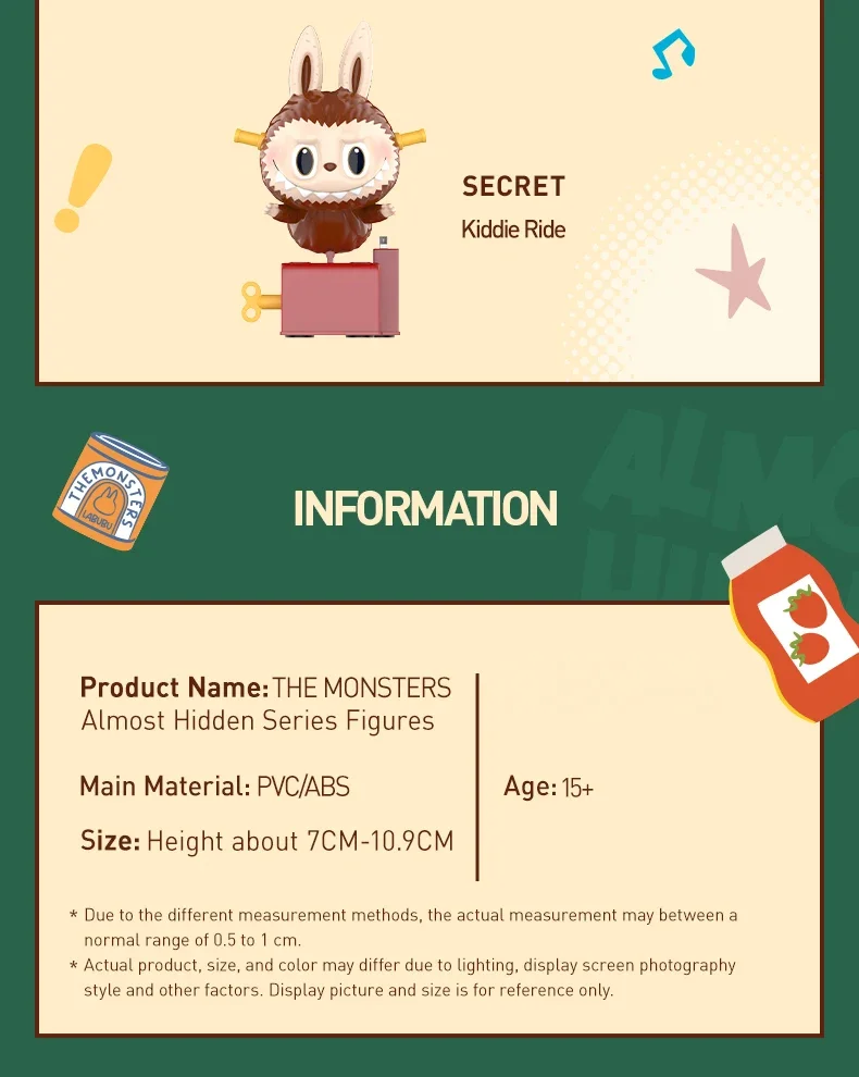 The Monsters Almost Hidden Blind Box