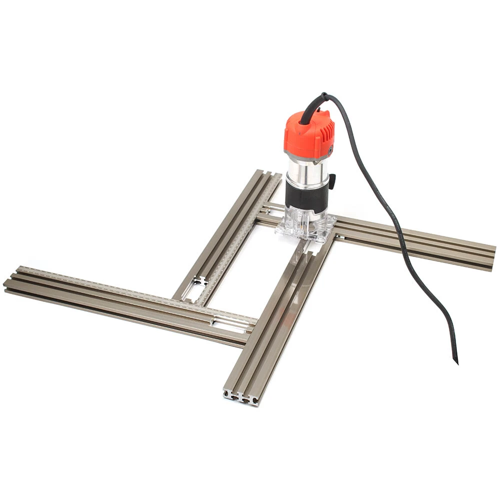 Führungsschiene Für Holzbearbeitung - Verstellbare Schiene Mit Klemmfuß