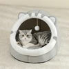 Super Cat Bed Warm Pet House Kitten Cave Cushion Cat House Warm Sleeping Dog Basket Tent Small Dog Mat Supplies Bed For Cats 1