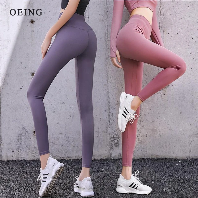 Naked Feeling Yoga Pants Sport Tights Woman Gym Fitness High Waist Leggings  Push Up Workout Running