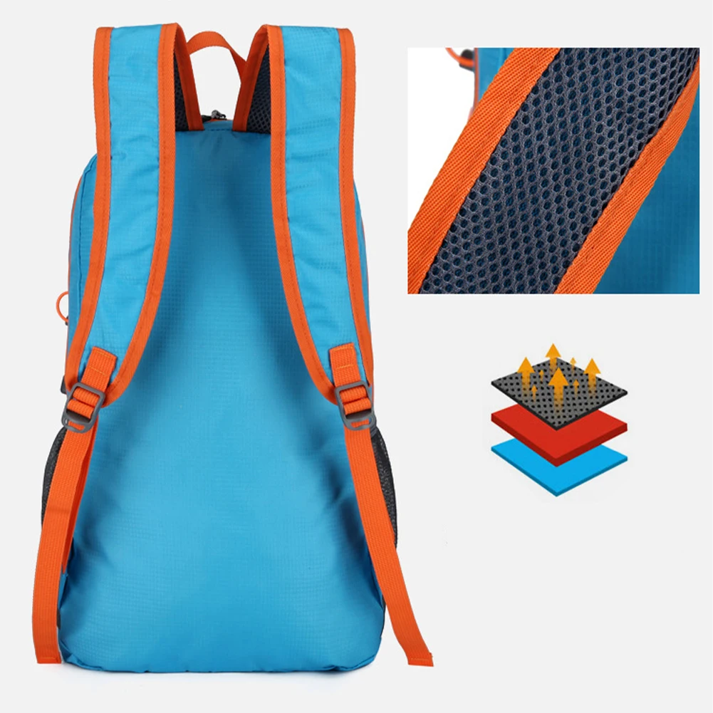 Waterproof Polyester Folding Backpack for Camping Hiking