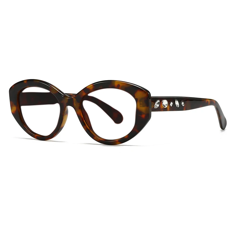 P57489 ovale photo chrome Lesebrille lässige Retro optische Presbyopie Brillen Dioptrien 50 150 200 250 300 350 – Detail 2