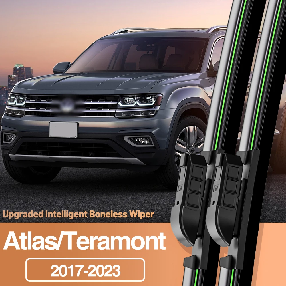 

2pcs For VW Atlas Teramont 2017-2023 Front Windshield Wiper Blades Windscreen Window Accessories 2018 2019 2020 2021 2022