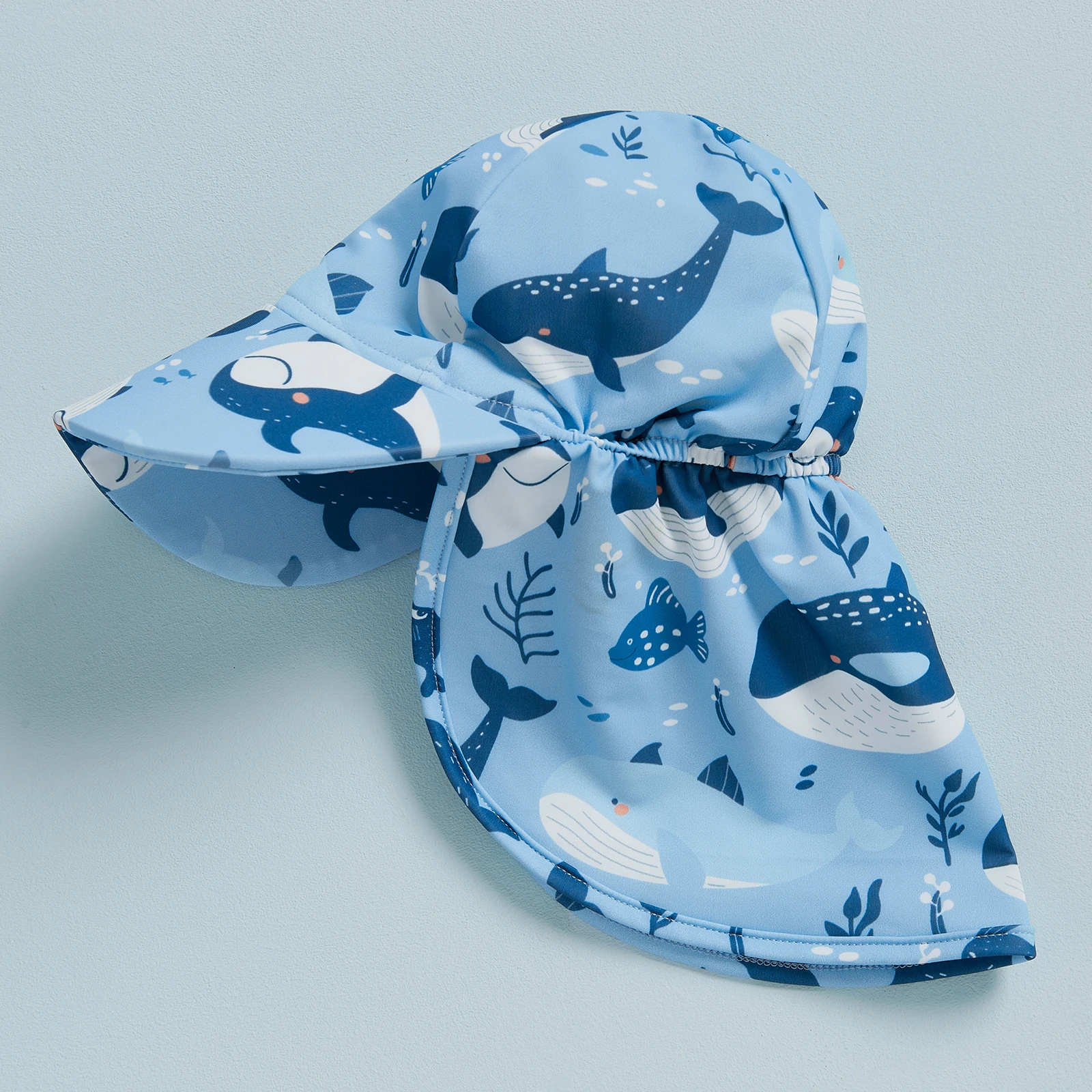 Summer Infant 3Piece Beachwear For Boys Girls Toddler UV Rash Guard with Swim Caps Short Sleeve Shark Print Shorts Swimwear