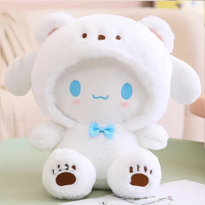 Sanrio Plush Toys Kawaii Hello Kitty My Melody Room Decor Kuromi Plushie Cinnamoroll Doll Plush Keychain for Christmas Gifts 2