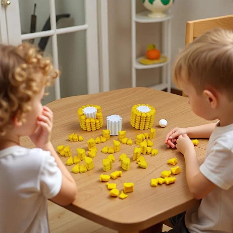 3D Printed Corn Puzzle Fidget Toy Model Simulation Corn Jigsaw Puzzle Game Office Desktop Ornament  New Year Gifts Crafts Gift
