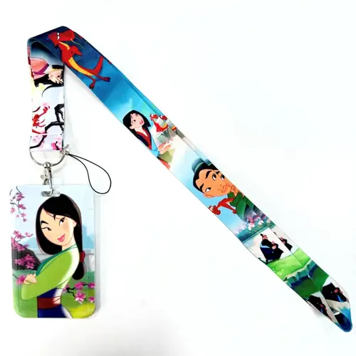 Disney's Credential Holder Mickey Mouse Lanyard Bear Phone Rope ID Card Badge Holder Princess Neck Strap Cartoon Keychain Gift - Image 9