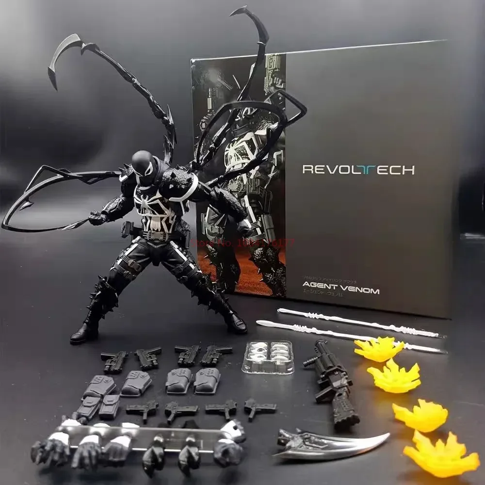 thumbnail image 1 of Nuevas figuras de Yamaguchi de Venom Revoltech, increíbles figuras de colección de modelos de anime de Agent Venom, figuras de Eugene Thompson Revoltech, regalo, 1 of 5
