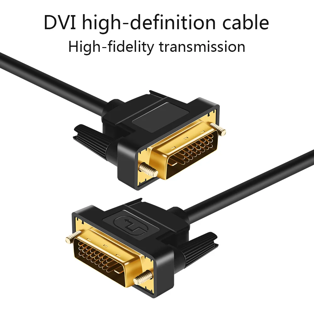 1080P DVI Cable DVI to Cable High Speed DVI-D Male to Male Video 24 + 1 Dual Link 1M 2M 3M PC Computer Adapter Wire Cord dvi cable,dp dvi cable