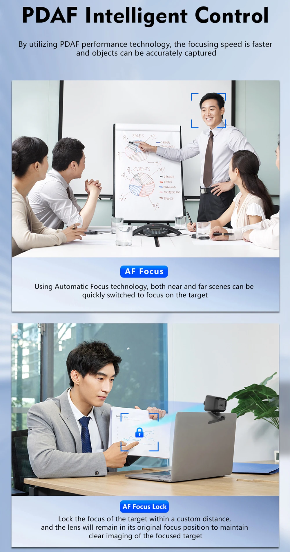 Profilo laterale della webcam