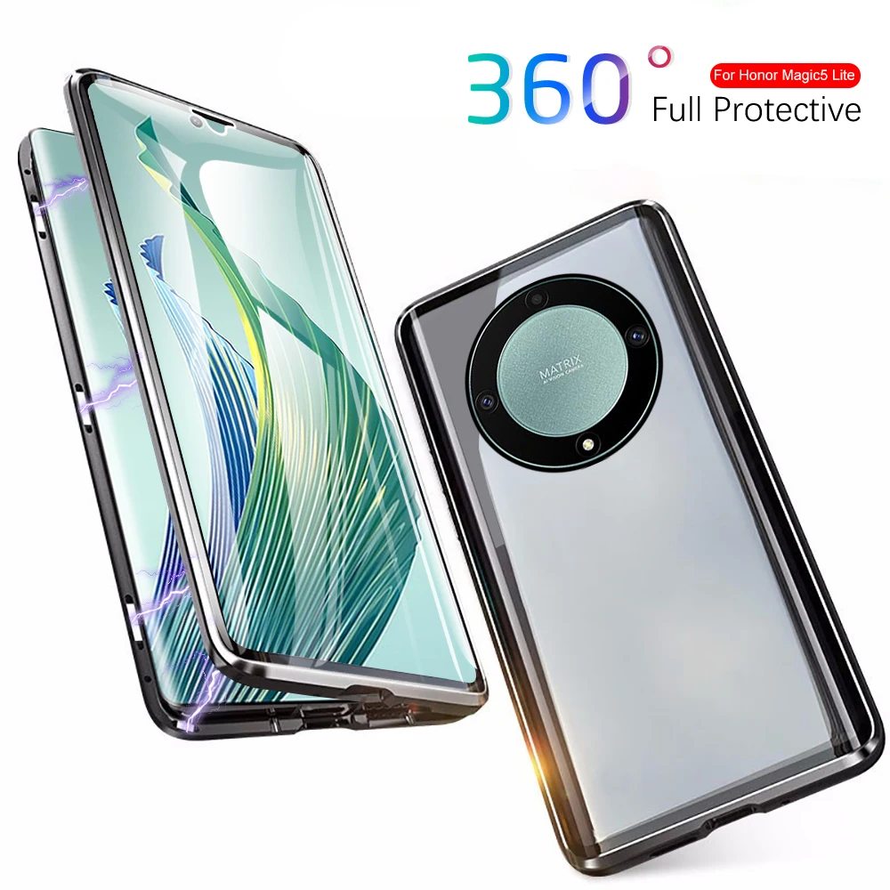 Funda Compatible Con Honor Magic 5 Lite 5G, [Techo Caído] [Resistente Al Suor] [Antihuellas] Funda Protectora